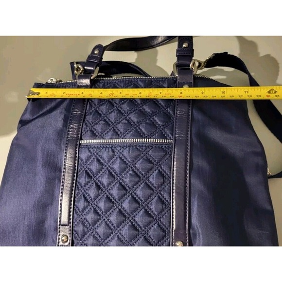 White House Black Market Navy Purse - Nylon - Picture 3 of 9